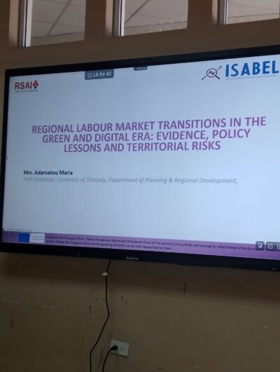 ISABEL at the RSAI Global Conference 2026